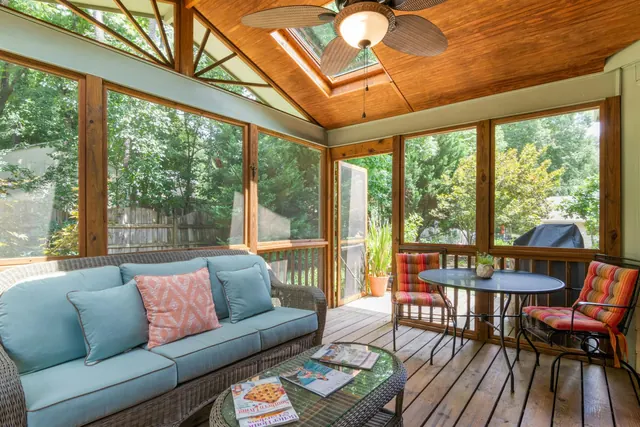 Stock photo of a screened lanai