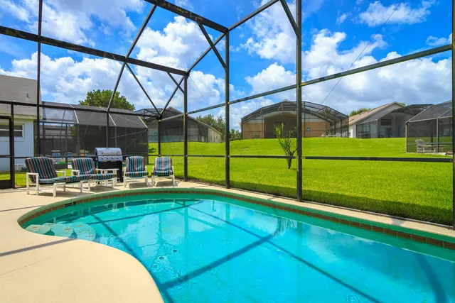 Stock photo of a pool area in Florida
